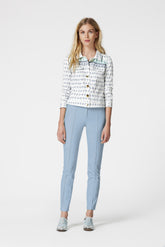 SLIM TROUSERS STRECH FLAT WOVEN